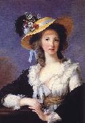 elisabeth vigee-lebrun, Portrait of the Duchess de Polignac